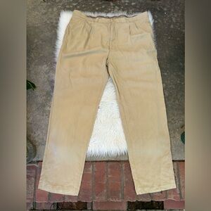 Tommy Bahama Silk Khaki Ribbed Pants